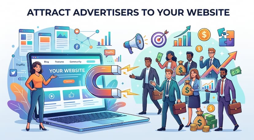 How to Attract Advertisers to Your Website (2026)