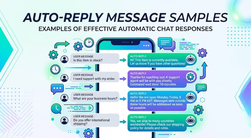 24 Auto-Reply Message Samples for Every Channel (2026)