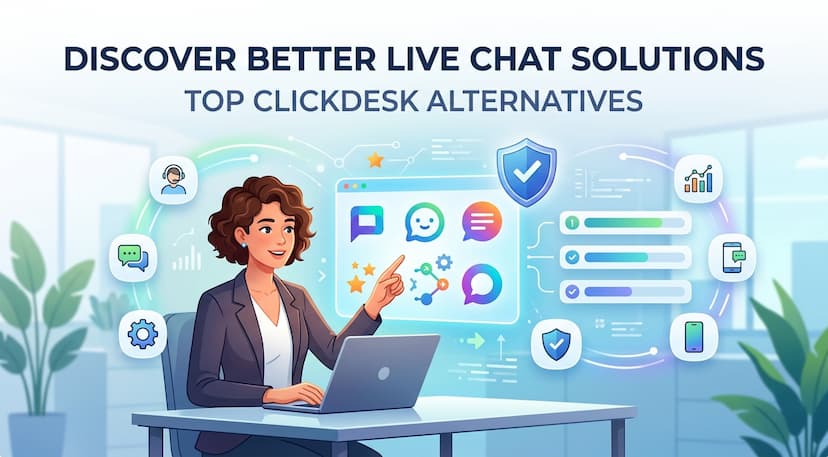 25 Best ClickDesk Alternatives in 2026: Chat + Voice + Video