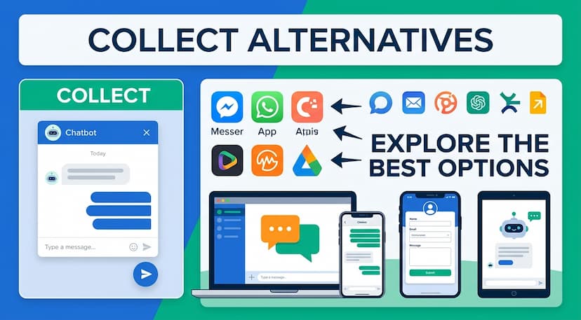 25 Best Collect.chat Alternatives in 2026: Forms + Chatbot