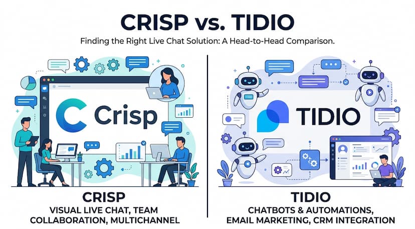 Crisp vs Tidio in 2026: Two Meters, Very Different Bills