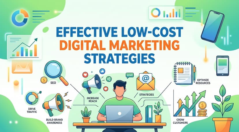 Low-Cost Digital Marketing: 8 Strategies on a Budget