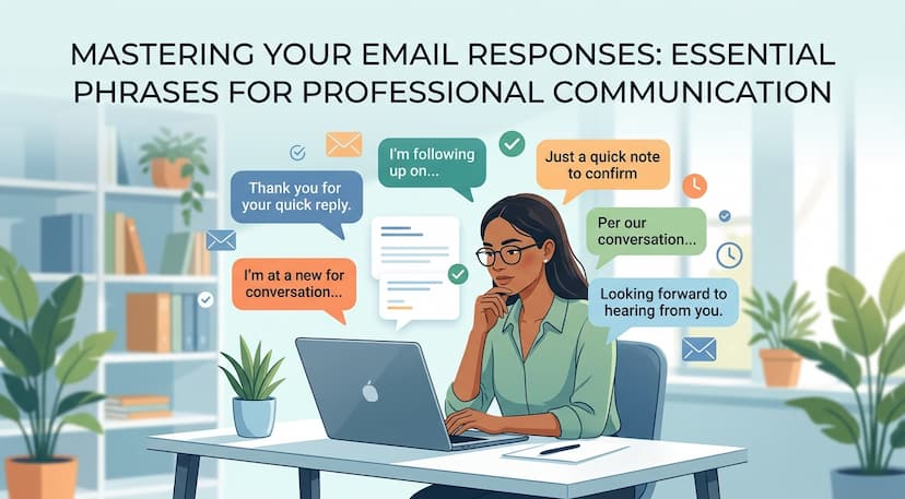 Professional Email Phrases for Every Situation