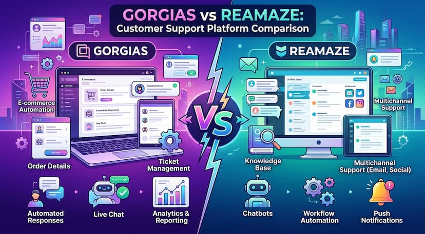 Gorgias vs Re:amaze (2026): Ecommerce Helpdesk Face-Off