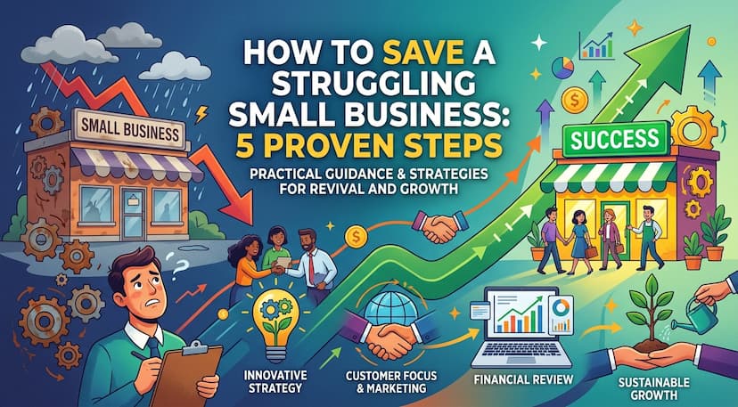 How to Save a Struggling Business: 8 Steps to Recovery