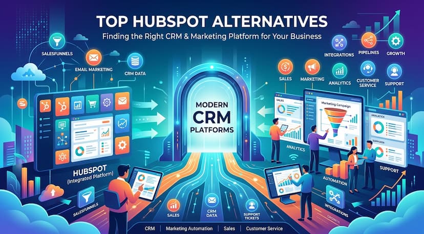 25 Best HubSpot Alternatives in 2026: CRM + Marketing + Service