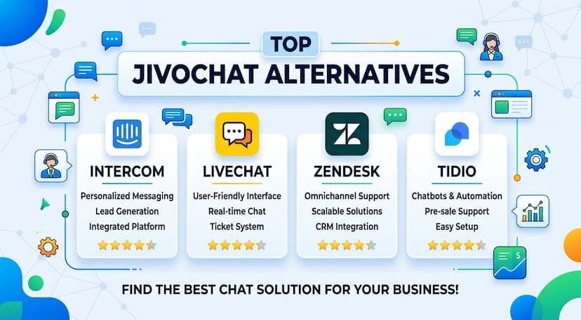 25 Best JivoChat Alternatives in 2026: Live Chat + Phone
