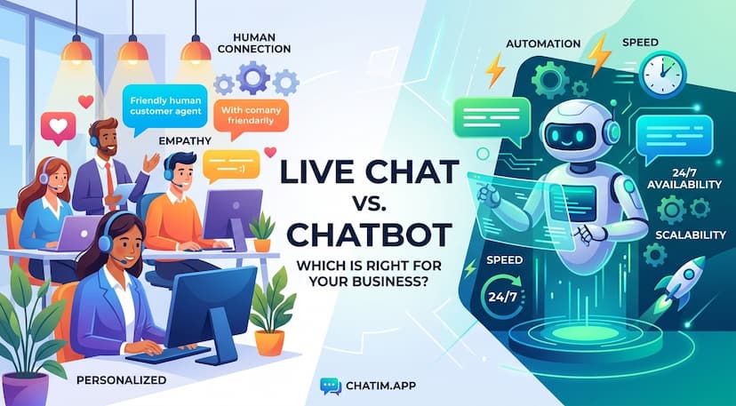 Live Chat vs Chatbot: Which One Does Your Website Need?