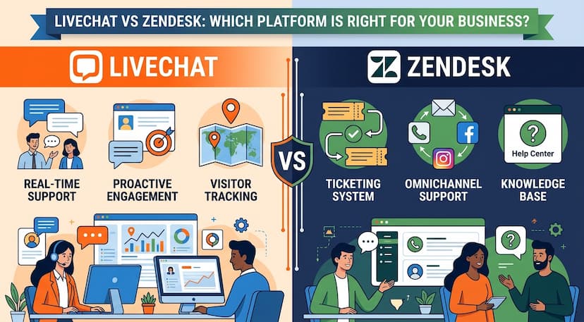 LiveChat vs Zendesk in 2026: Specialist or Suite