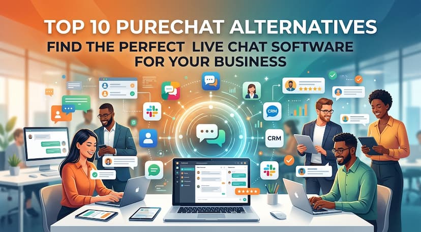 25 Best Pure Chat Alternatives in 2026: Live Chat + AI