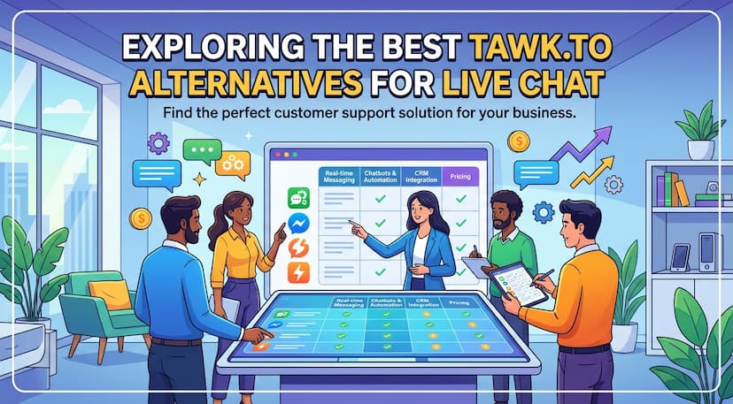 25 Best Tawk.to Alternatives in 2026 (Free + Paid)