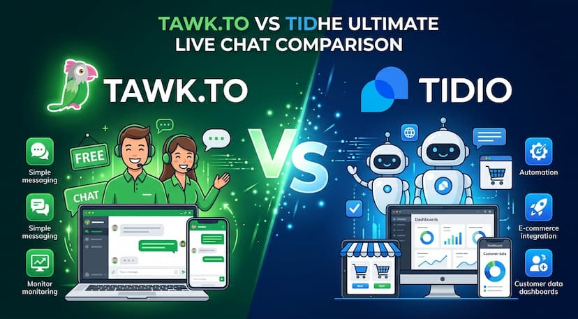 Tawk.to vs Tidio (2026): What Free Really Gets You