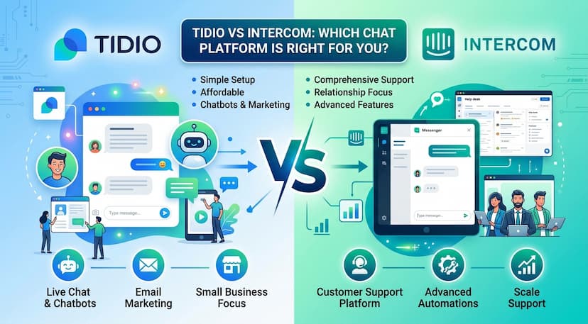 Tidio vs Intercom in 2026: Can Lyro Stand In for Fin?