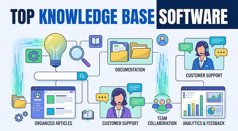Top Knowledge Base Software for 2026: 15 Tools + Examples