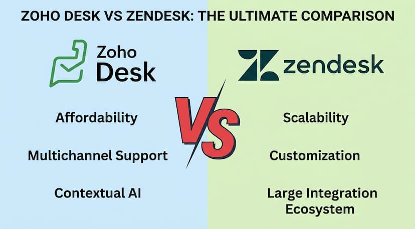 Zoho Desk vs Zendesk in 2026: The Price Gap, Examined