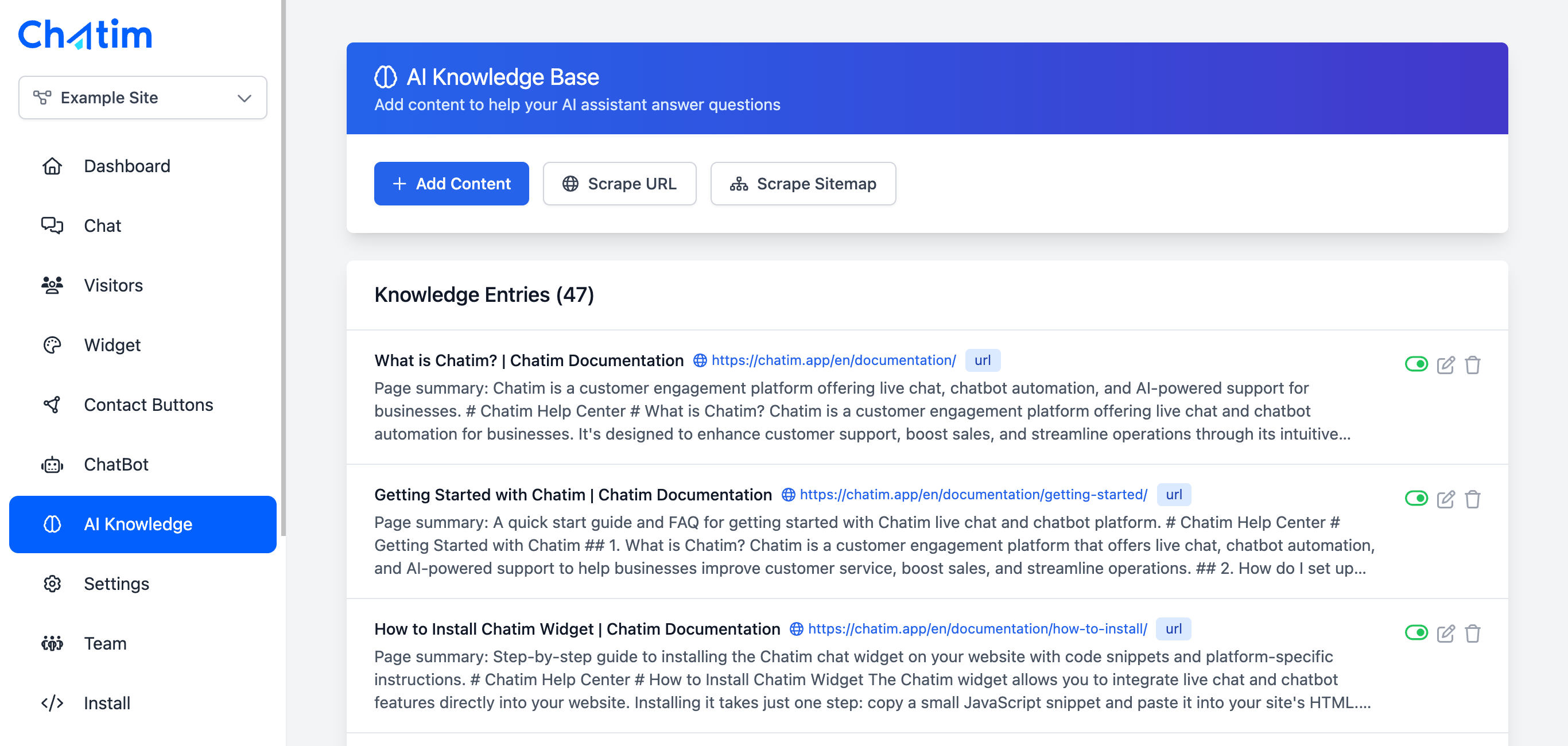 AI Knowledge Base