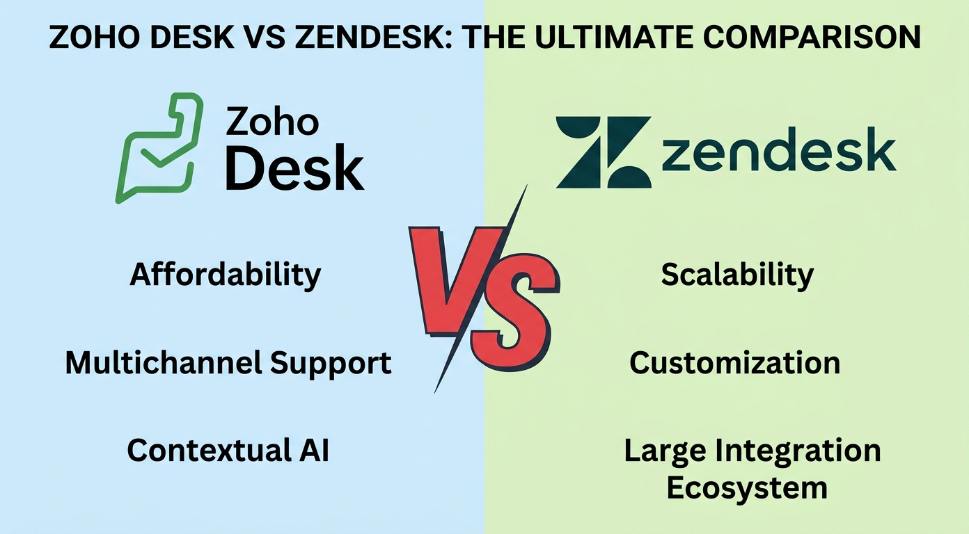 Zoho Desk vs Zendesk in 2026: The Price Gap, Examined
